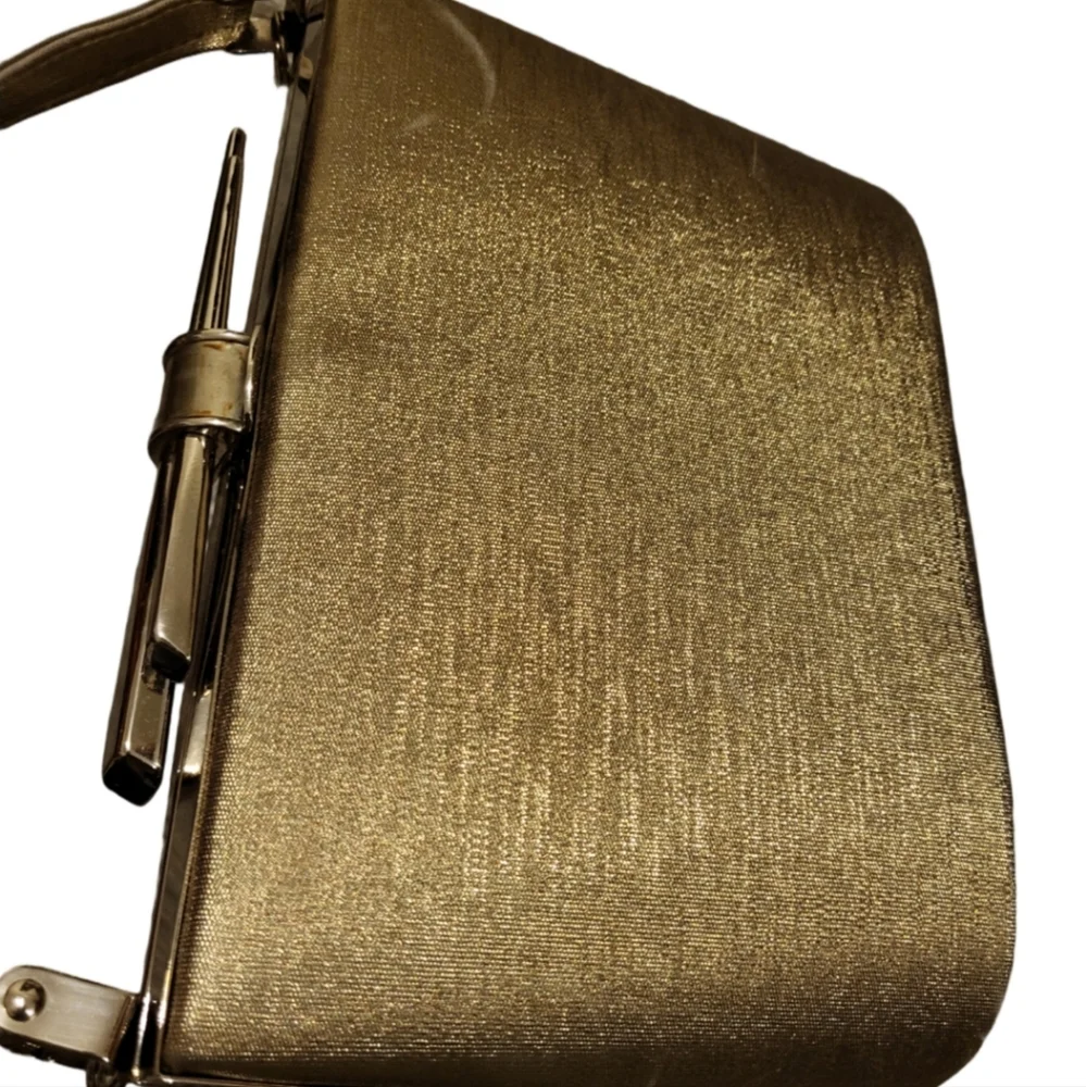 Chic Vintage Gold Women's Clutch Made By Sasha